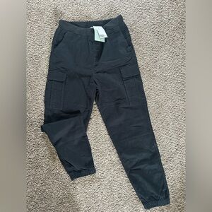 H&M Charcoal Cargo Joggers